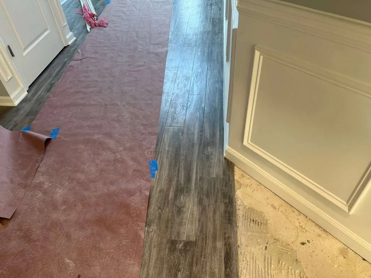 Completed marble shower restoration in Justin